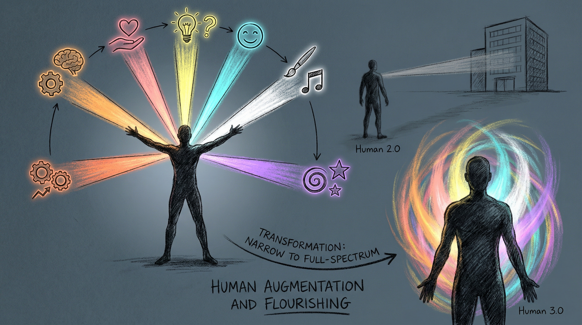 From narrow corporate roles to full-spectrum humans