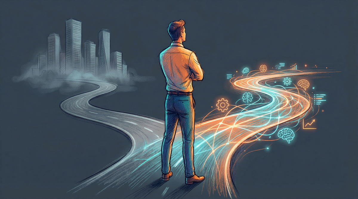 Standing at the crossroads of AI disruption and opportunity